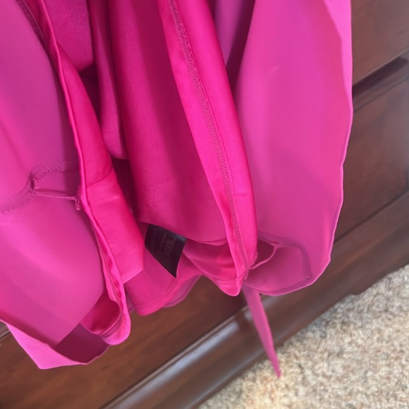 Chic Magenta Ruffle Dress - Picture 7 of 8